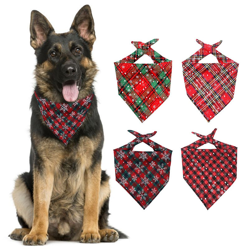 Bandana Triangular de Natal Criativa para Pets
