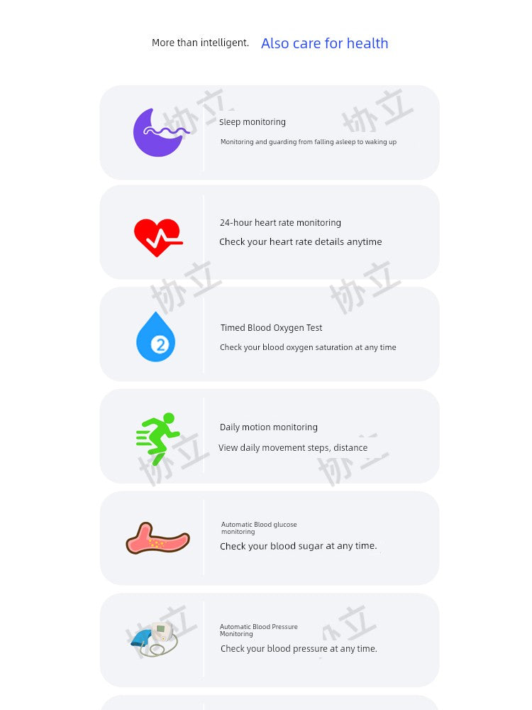 Anel inteligente pequeno de teste de glicose Shili para idosos