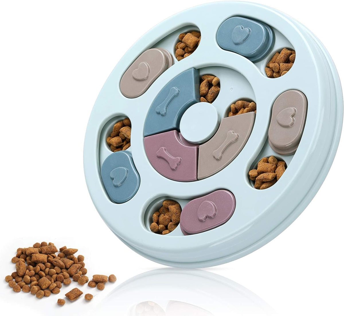 Brinquedo Quebra-cabeça Dispensador de Petiscos para Treino de Cães