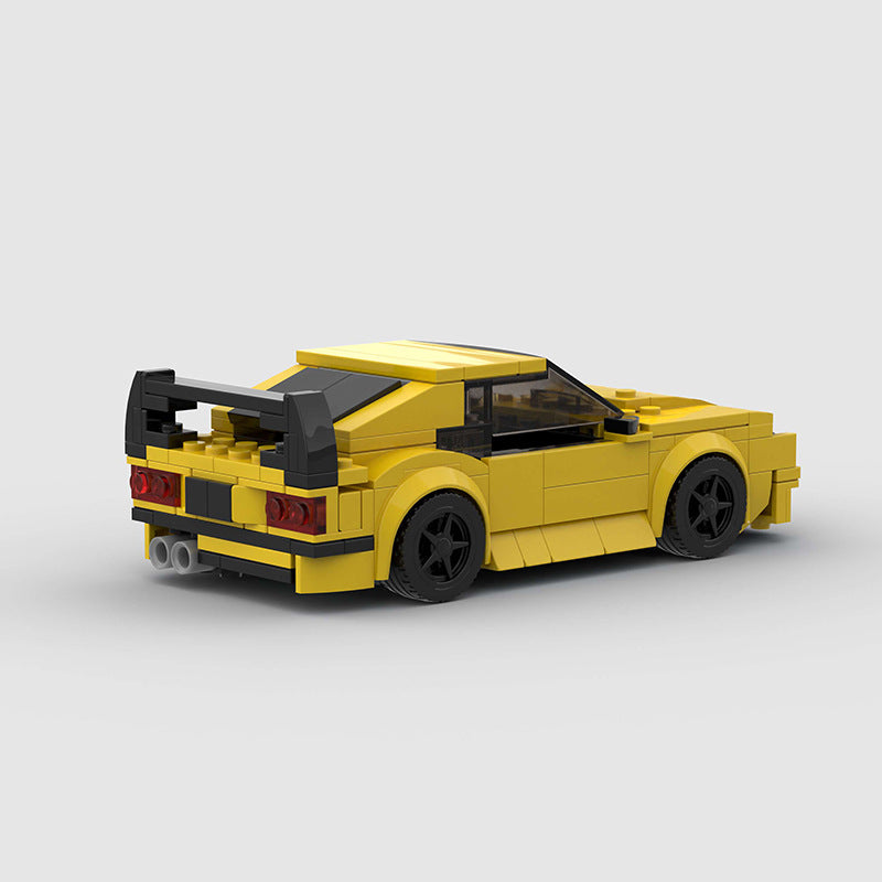 Brinquedo de Blocos de Montar Infantil, Carro de Corrida