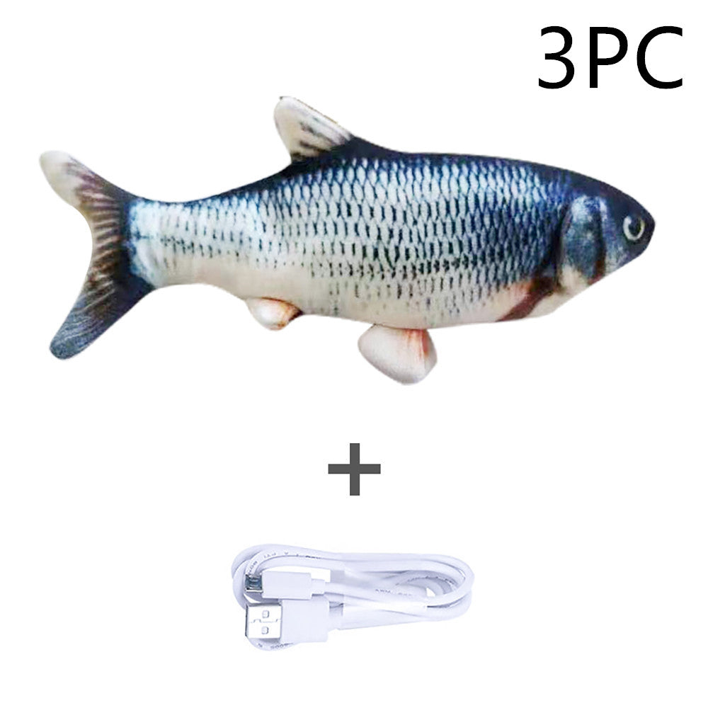 Peixe Elétrico Saltitante Simulado para Gatos (sem Catnip)