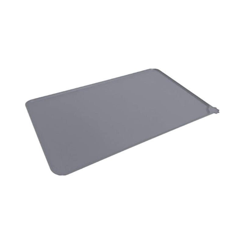 Tapete Individual de Silicone Plus Size Formato Patinha para Tigelas de Pets