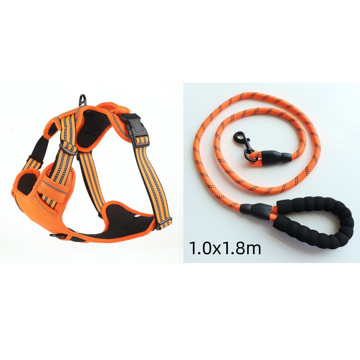 Peitoral Colete Respirável Refletivo Anti-puxão para Cães