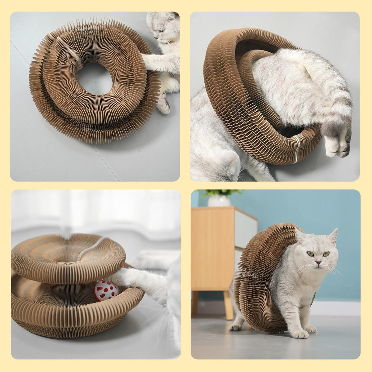 Arranhador Sanfonado em Papelão Ondulado para Gatos
