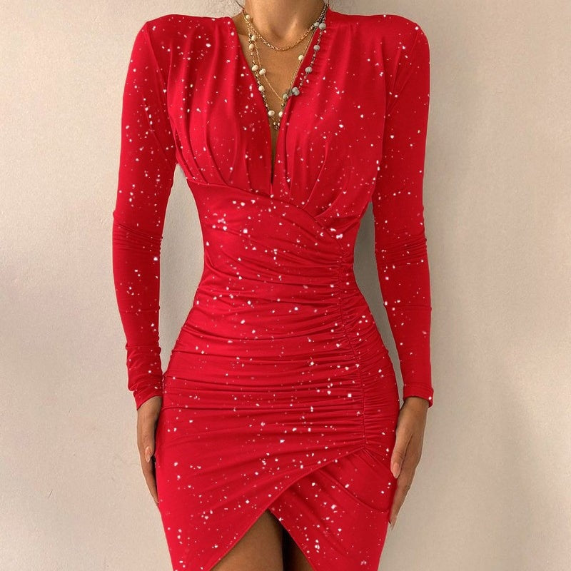 Vestido Slim Estampado Feminino