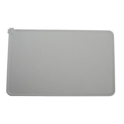 Tapete Individual de Silicone Plus Size Formato Patinha para Tigelas de Pets