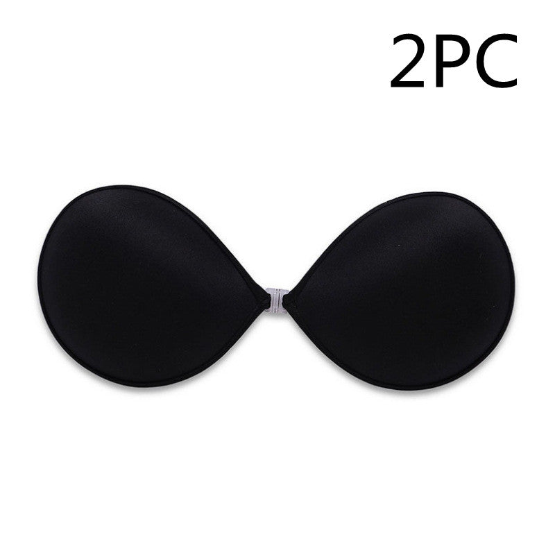 Sutiã Adesivo de Silicone Sem Costura Sem Alças Invisível Push-up