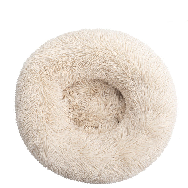 Caminha Redonda de Algodão Quentinha para Cães - Inverno
