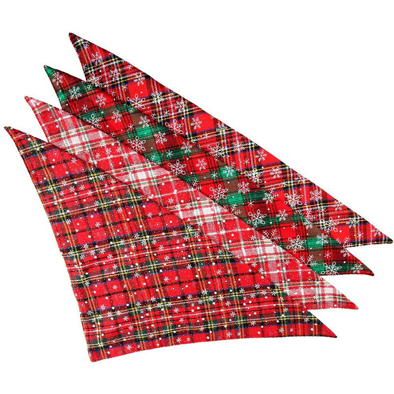 Bandana Triangular de Natal Criativa para Pets