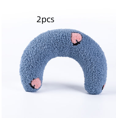 Travesseiro em U para Gatos - Protege as Cervicais e com Som