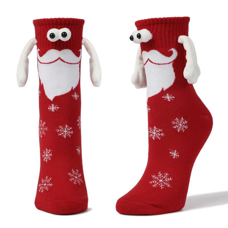 Meias-luvas Fofas para Casal - Natal