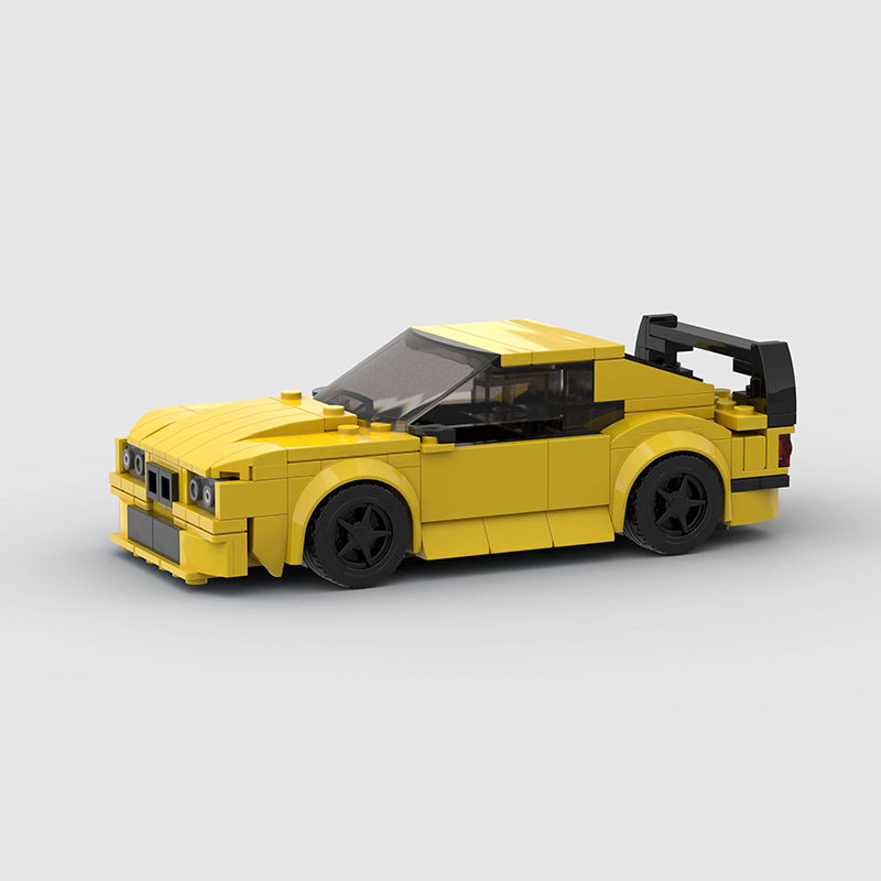 Brinquedo de Blocos de Montar Infantil, Carro de Corrida
