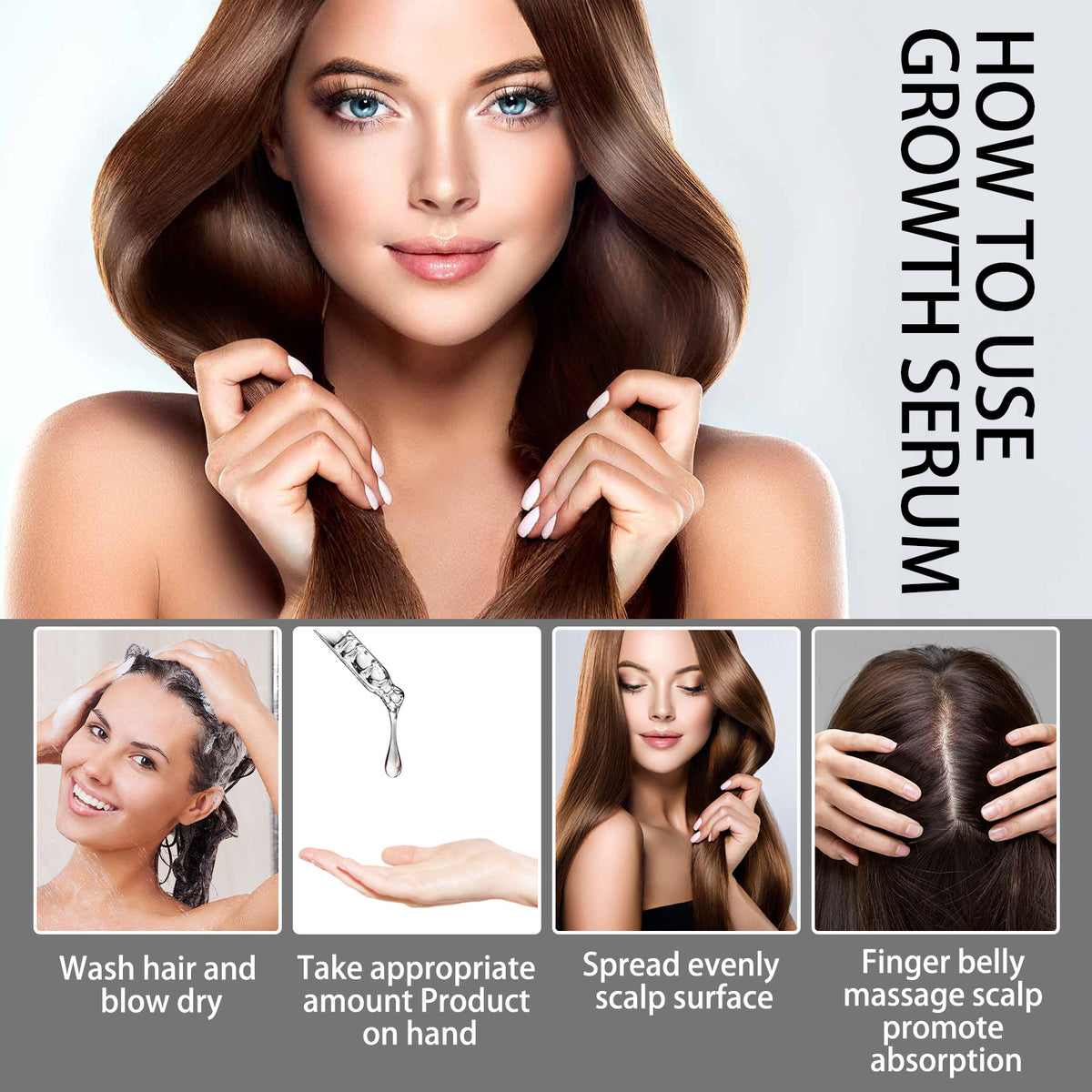 Óleo Essencial para Reparação e Cuidados com o Crescimento do Cabelo