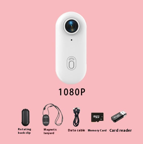 Câmera Esportiva para Capacete de Moto e Bicicleta, Mini Câmera de Ação 4K Profissional e Câmera Corporal