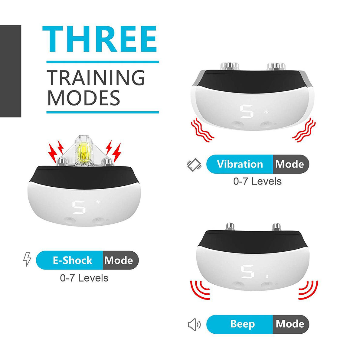 Adestrador Anti-latido com Sensor de Toque para Cães