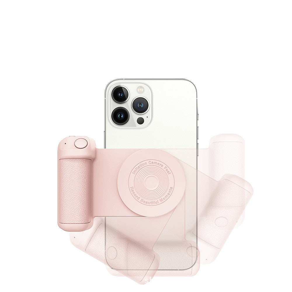 Empunhadura Inteligente 3 em 1 Antitremor e Multifuncional com Suporte Magnético para Celular e Câmera