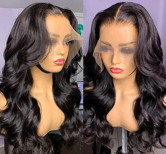 Peruca Lace Front Ondulada para Mulheres Negras