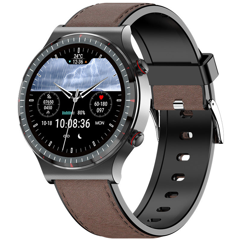Smartwatch com Monitoramento de ECG, Frequência Cardíaca, Pressão Arterial, Oxigênio no Sangue, Temperatura Corporal e HRV
