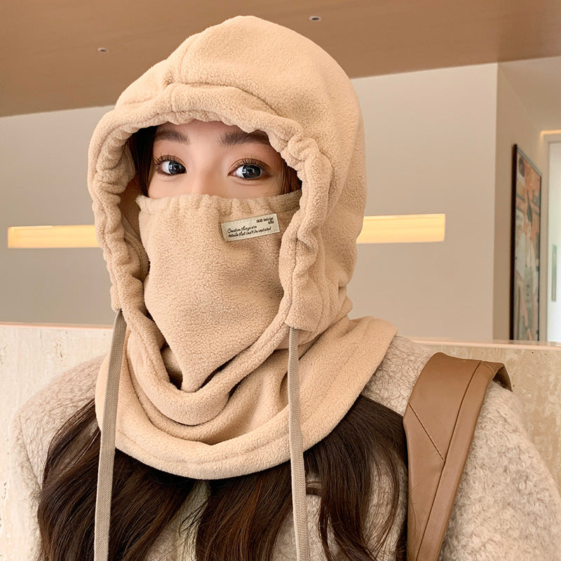 Gorro à Prova de Vento Grosso e Quentinho para Ciclismo Feminino - Inverno