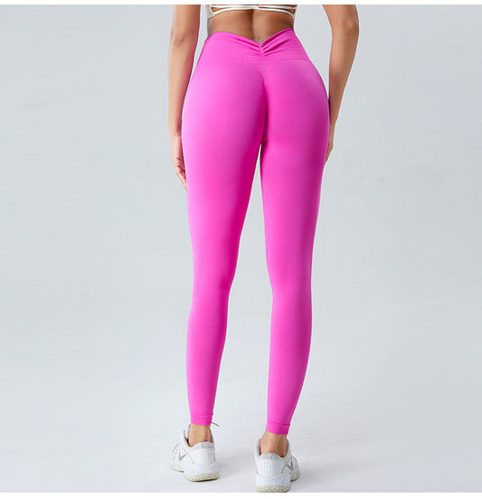 Calça Esportiva Sem Costura Levanta Glúteos para Corrida e Fitness Feminina