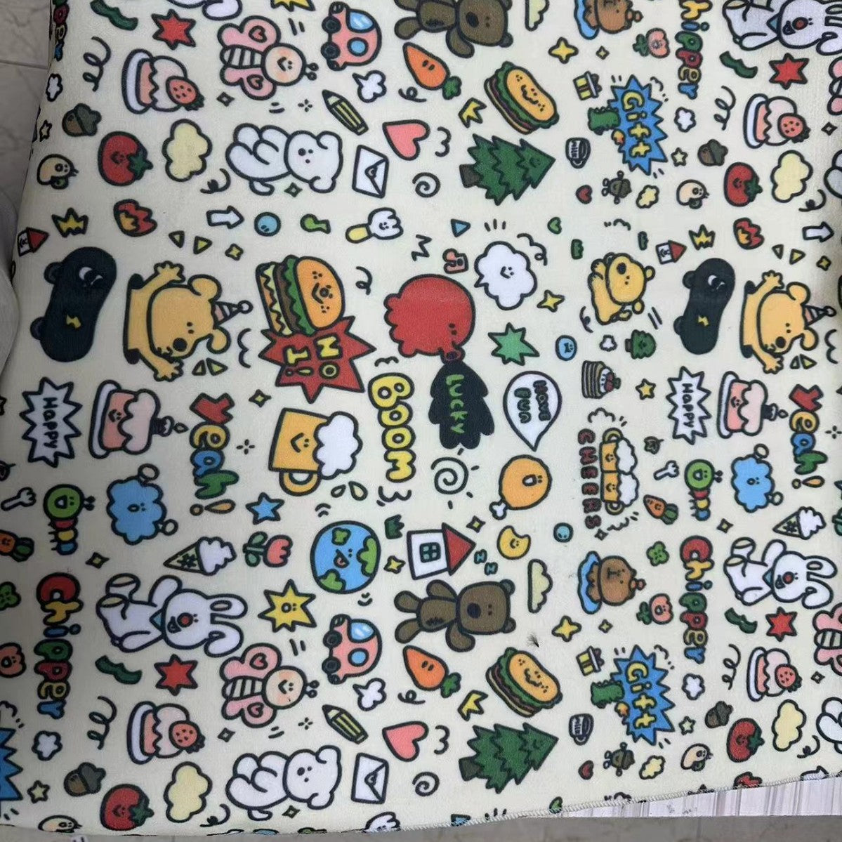 Necessaire de Tecido com Estampa de Gato