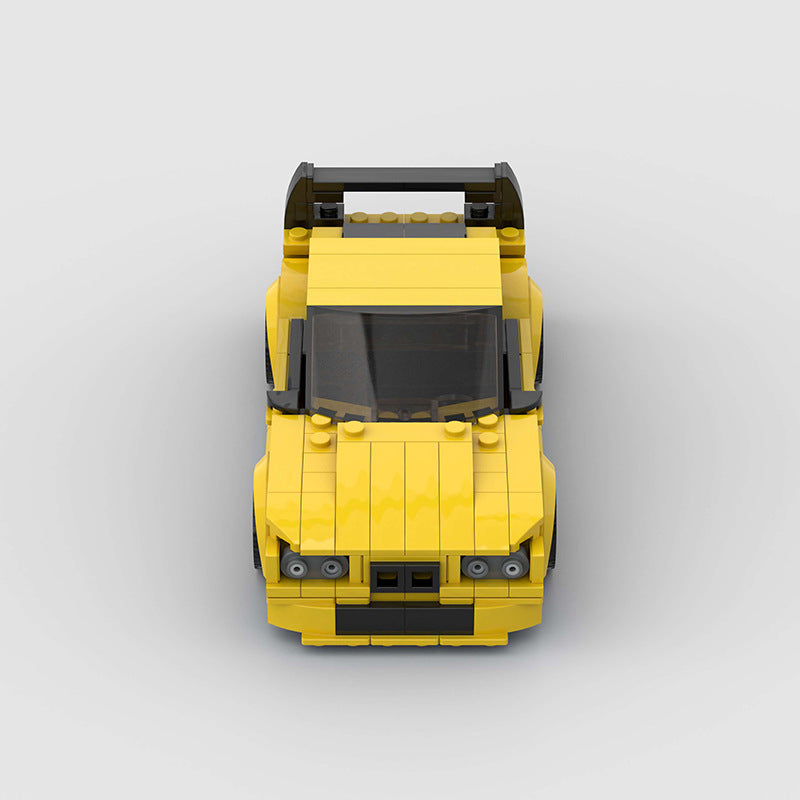 Brinquedo de Blocos de Montar Infantil, Carro de Corrida