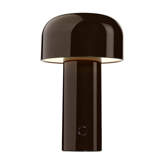 Abajur Cogumelo Design, Luz Noturna Portátil Sem Fio com Toque, Recarregável via USB, para Cabeceira e Mesa