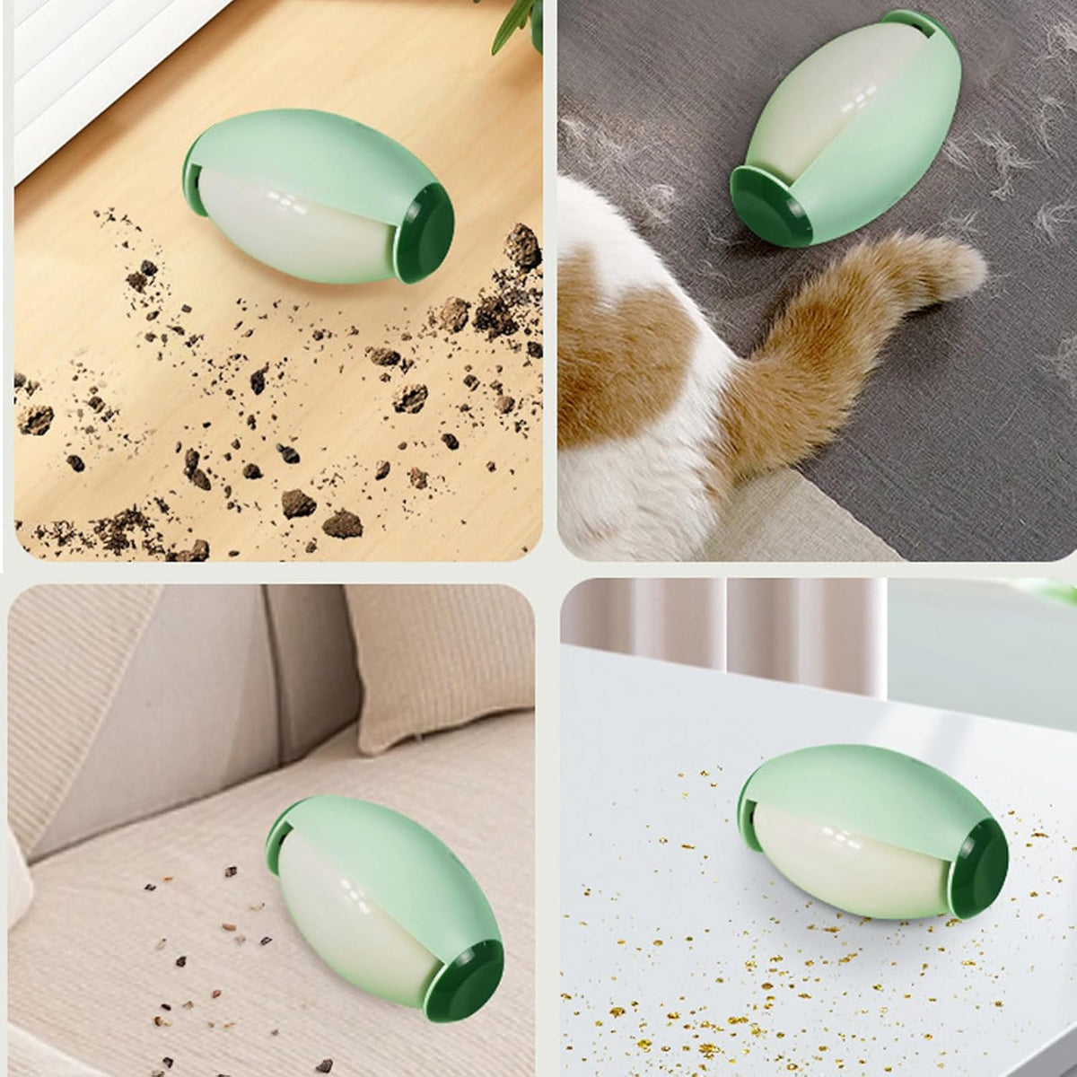 Rolo Adesivo Lavável e Reutilizável para Remover Pelos de Pets