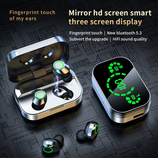 Fone Bluetooth TWS YD03 com Display Digital