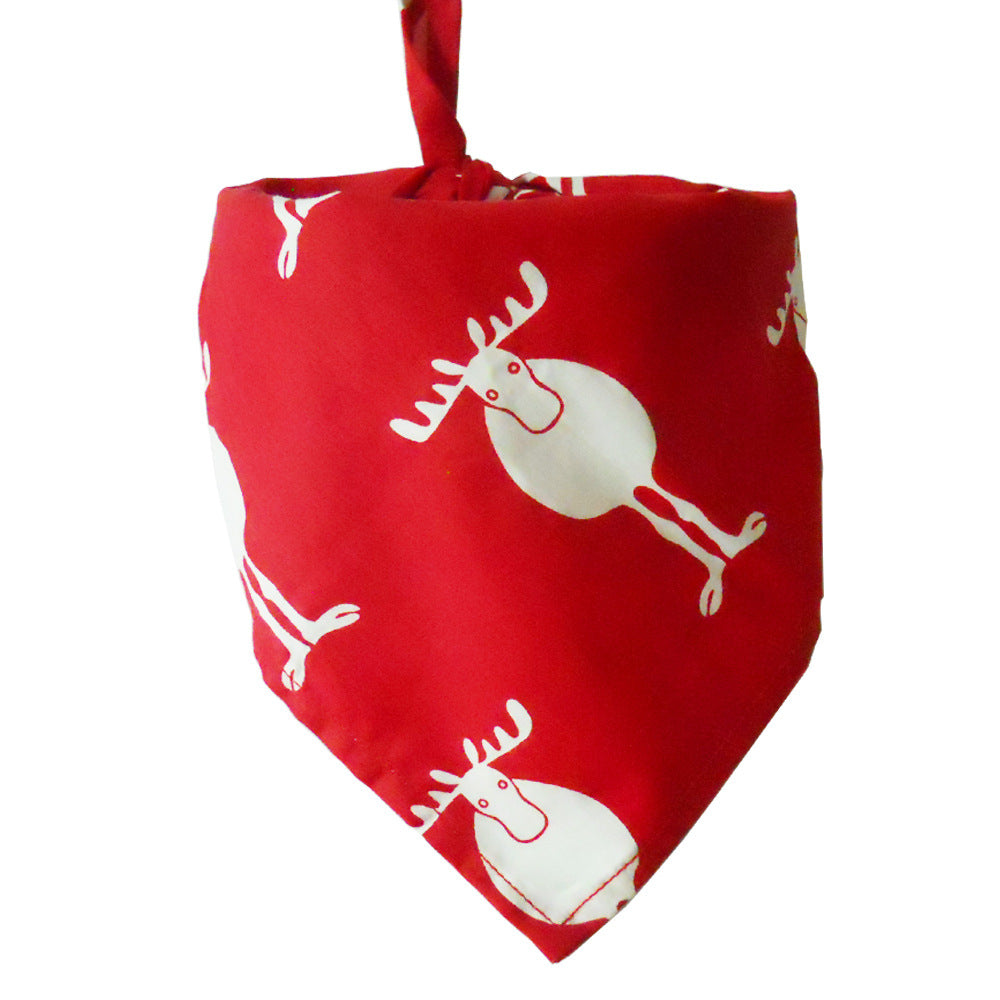 Bandana Triangular de Algodão para Cães e Babador para Gatos