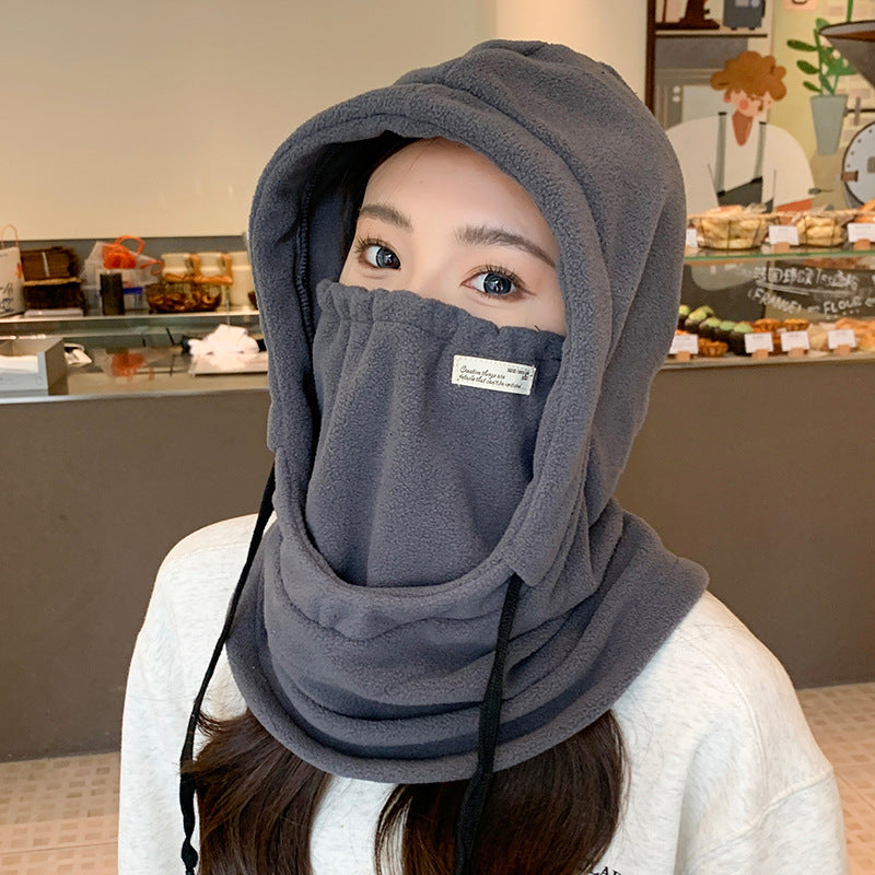 Gorro à Prova de Vento Grosso e Quentinho para Ciclismo Feminino - Inverno