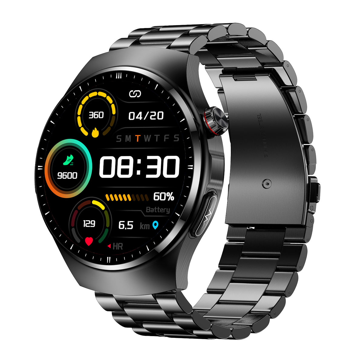 Relógio Inteligente TK25 com Chamadas Bluetooth