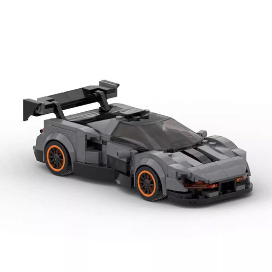 Brinquedo de Blocos de Montar Supercarro Esportivo Speed8, Modelo de 8 Casas