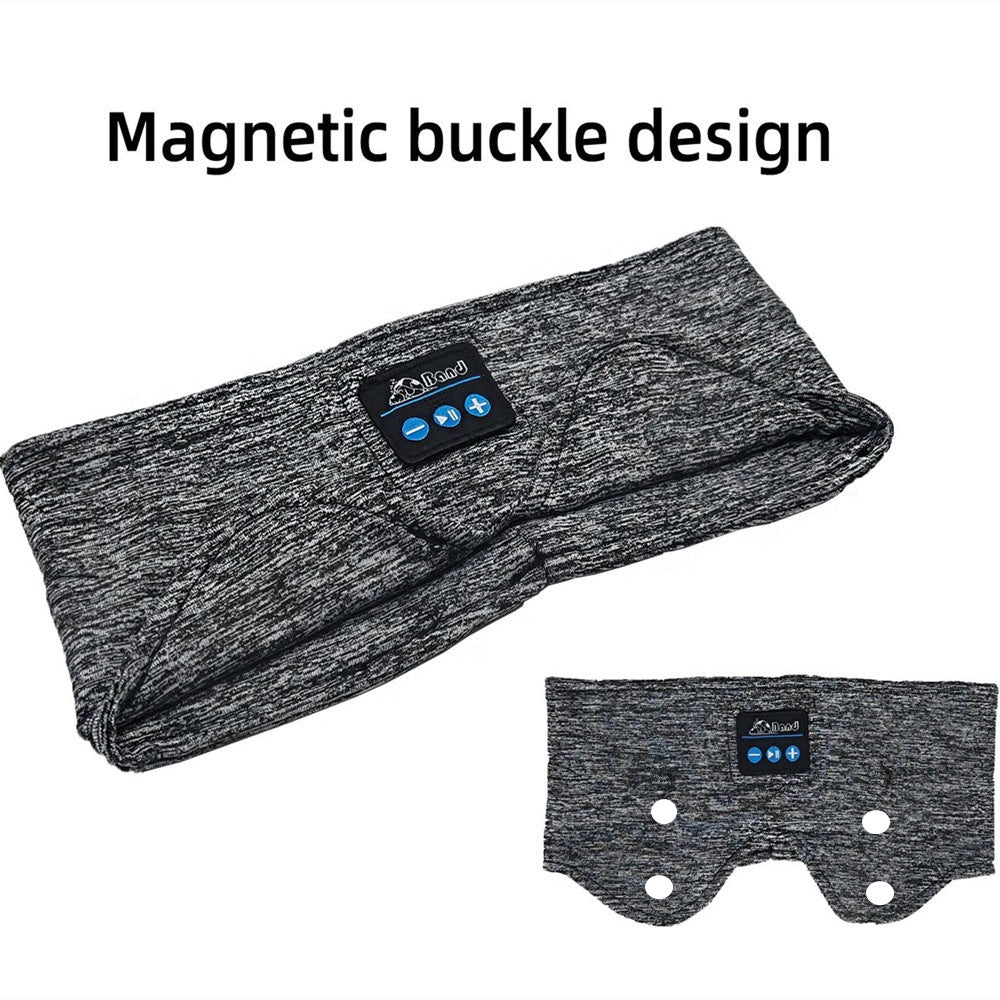 Faixa de Cabelo e Máscara de Dormir com Fone Bluetooth