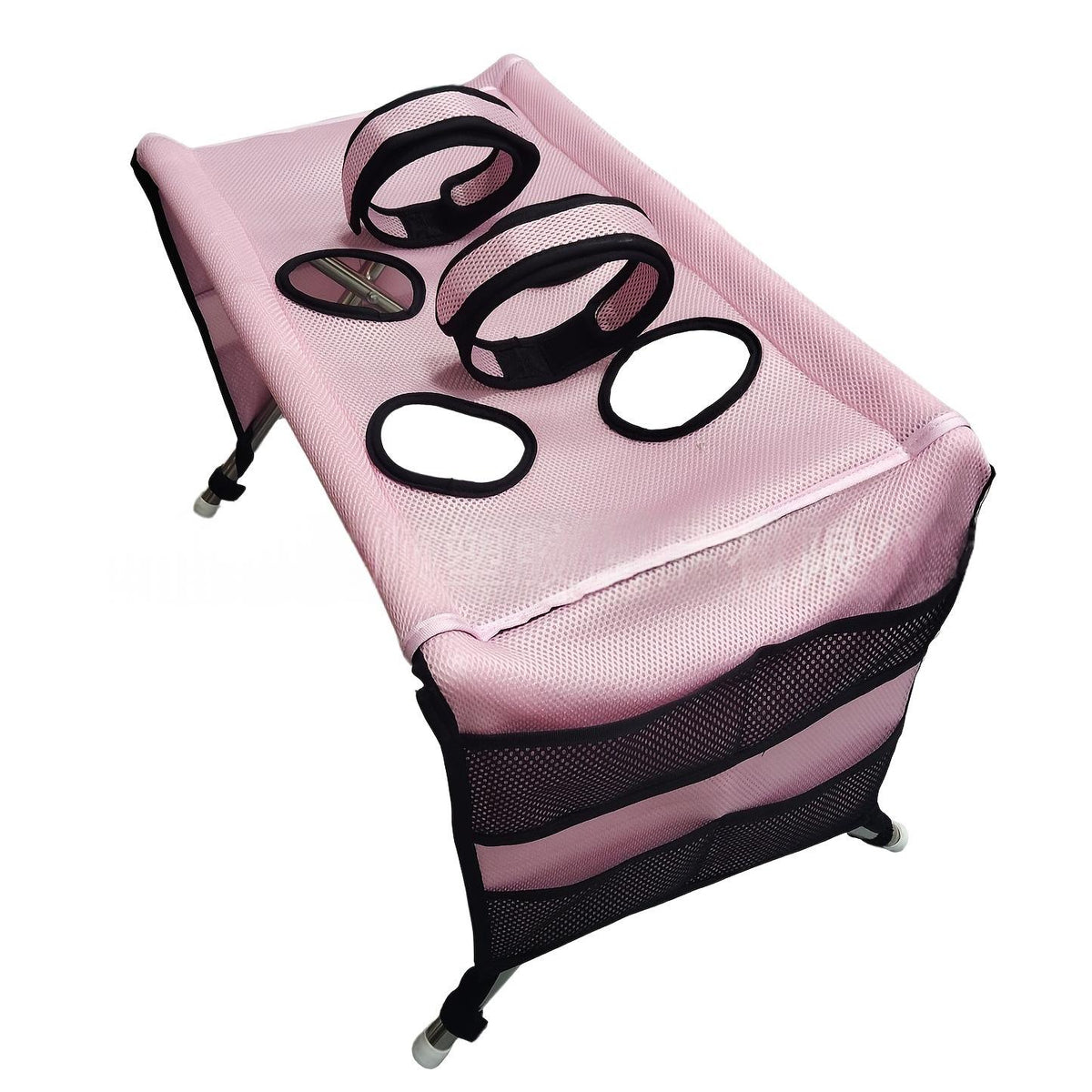Cama de Aço Inoxidável Desmontável para Pets