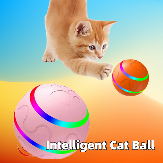 Bolinha Rolante Inteligente USB para Gatos