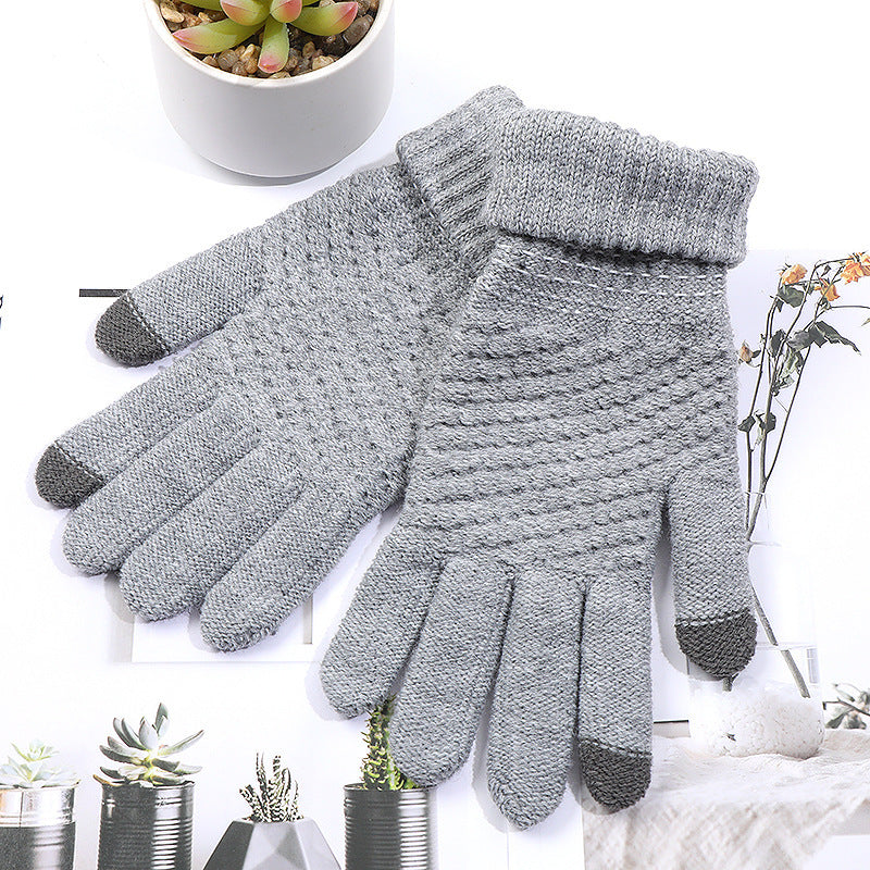 Luvas de Ciclismo com Fleece e Tela Touch Unissex - Quentinhas
