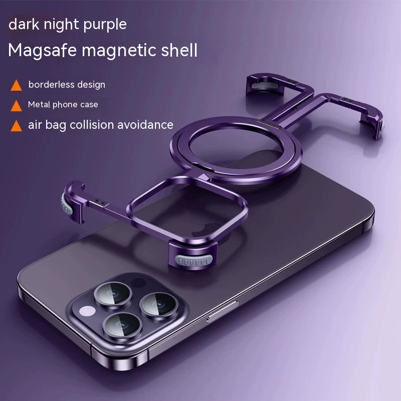 Capa Protetora de Metal Antiqueda para Celular, Absorção de Impacto em Alumínio de Grau Aeroespacial