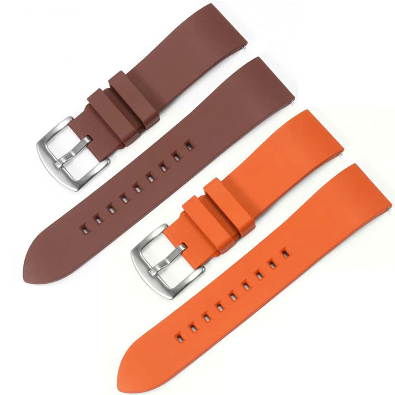 Pulseira de Borracha para Relógio Inteligente de 20, 22 e 24 mm, Liberação Rápida