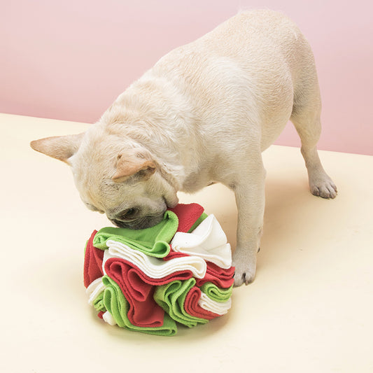 Tapete de Cheirar e Bola Quebra-cabeça Destacável para Cães e Gatos