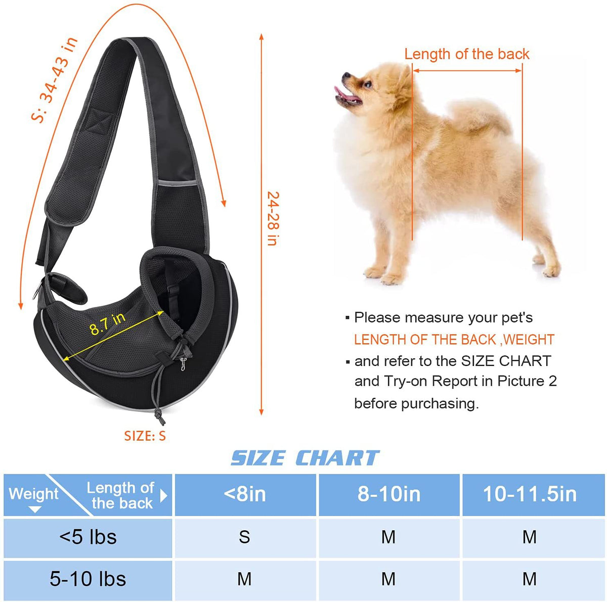 Bolsa Transversal Portátil para Transporte de Cães e Gatos
