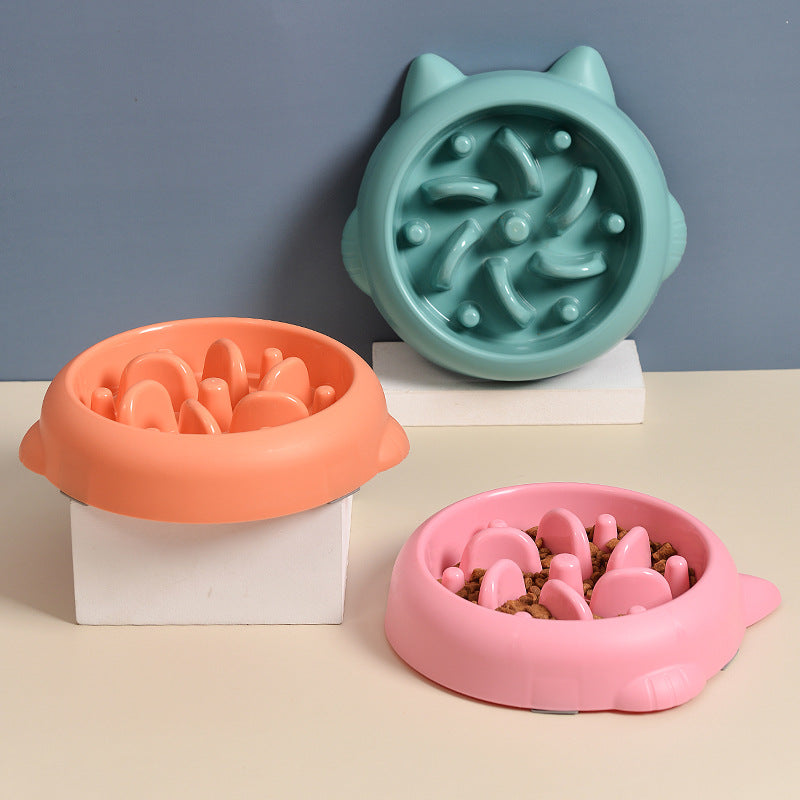 Tigela de Alimentação Lenta Anti-engasgo para Cães e Gatos