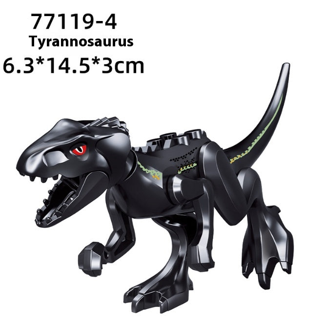 Quebra-cabeça de Blocos de Montar Pequenos de Dinossauro
