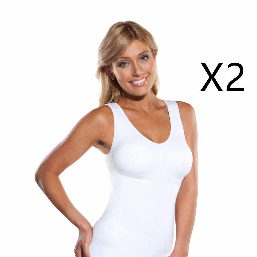 Colete Modelador com Almofadas no Busto Feminino