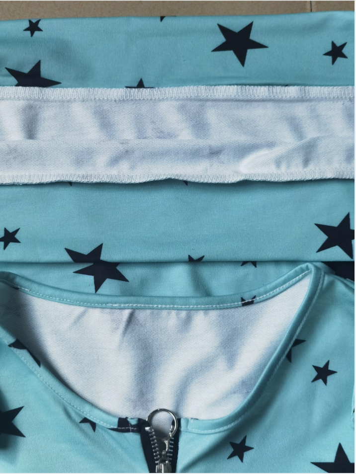 Moletom de Manga Longa com Estampa de Estrelas Feminino