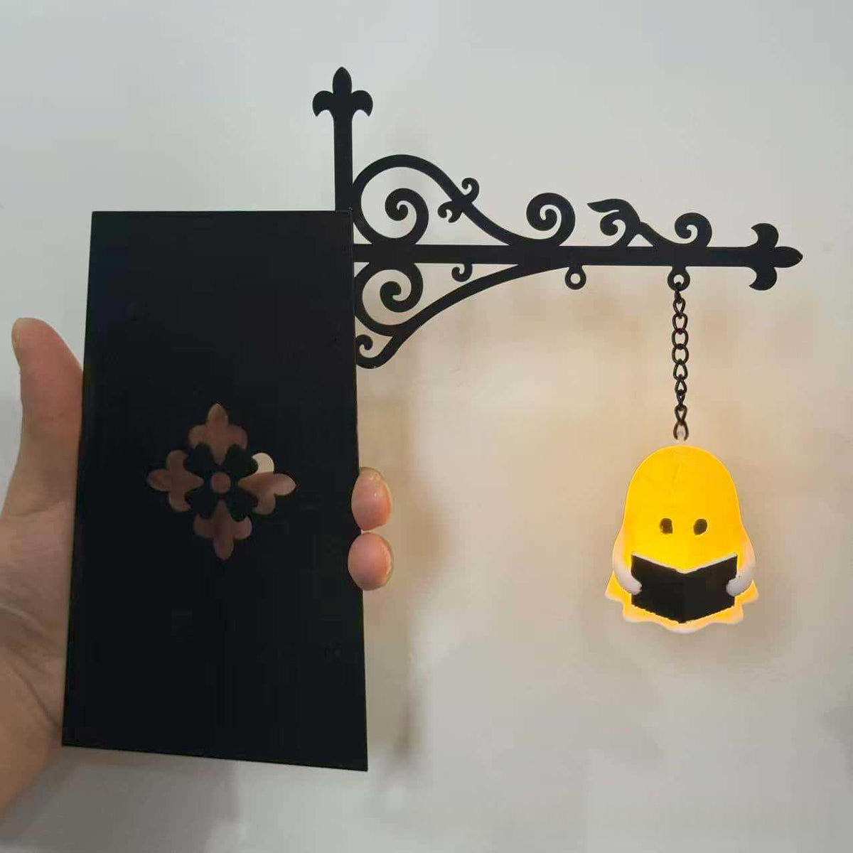 Luminária LED de Estante, Lanterna de Biblioteca, Mini Luz Noturna Criativa para Cantinho de Leitura, Presente para Quarto e Escritório