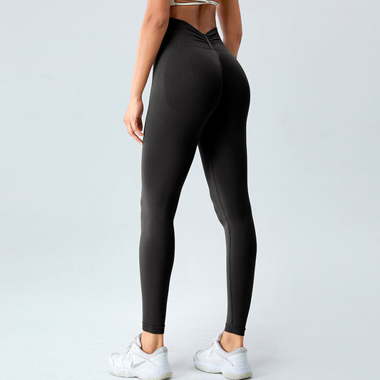 Calça Esportiva Sem Costura Levanta Glúteos para Corrida e Fitness Feminina