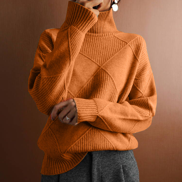 Blusa de Tricô de Manga Longa - Outono e Inverno